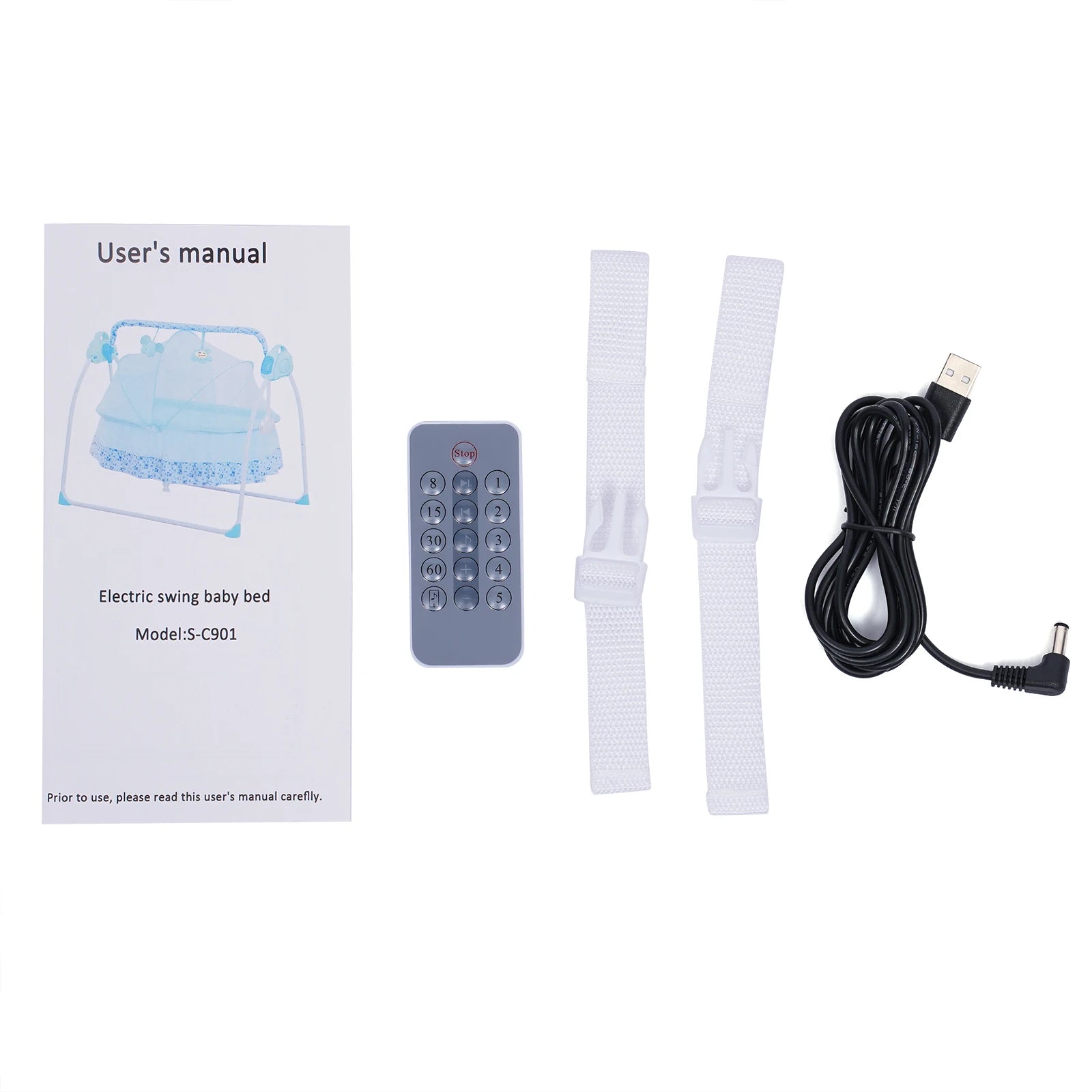 3 Colors Bluetooth Electric Auto Swing Bed