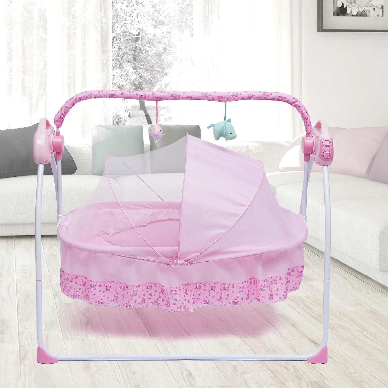 3 Colors Bluetooth Electric Auto Swing Bed