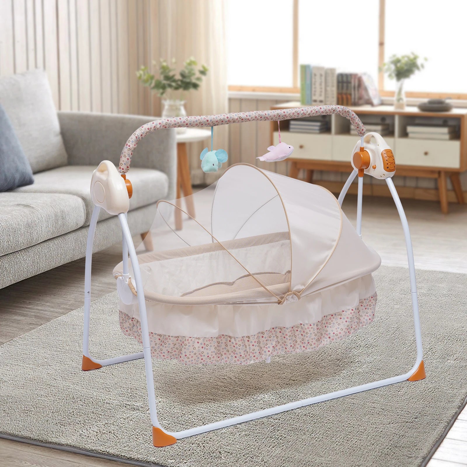 3 Colors Bluetooth Electric Auto Swing Bed