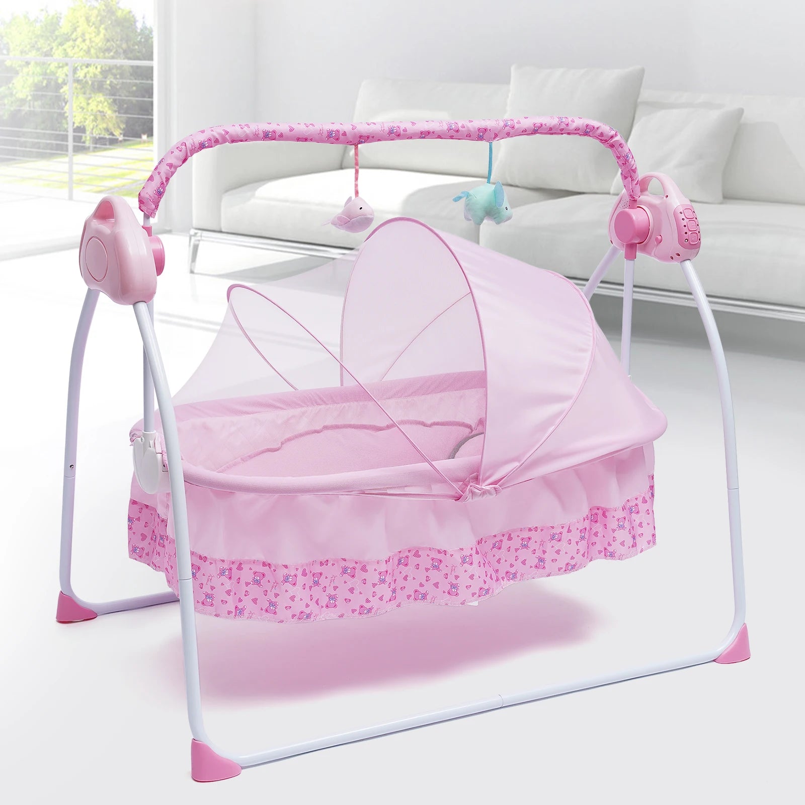 3 Colors Bluetooth Electric Auto Swing Bed