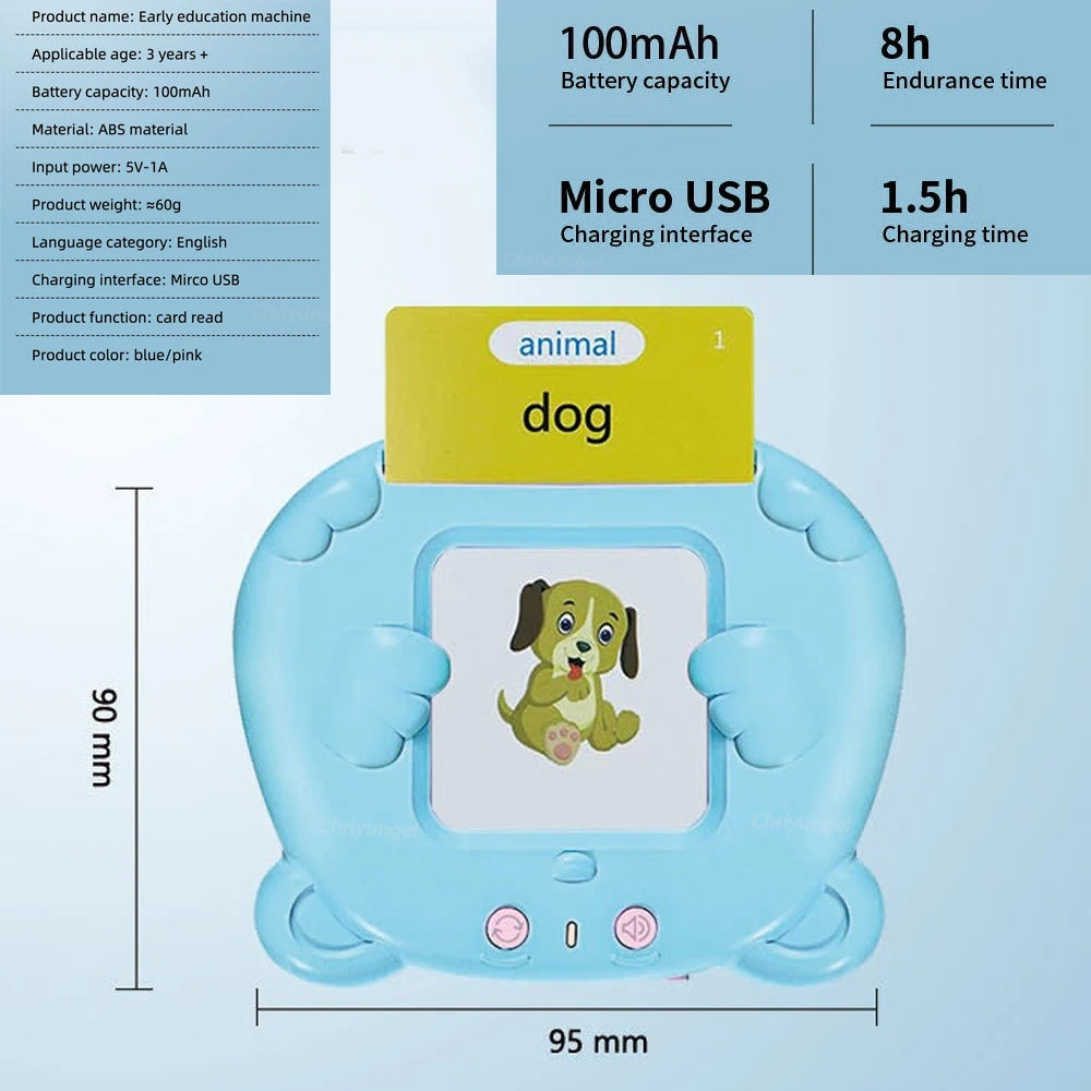 Talking Flash Cards Toddlers Learning Machine