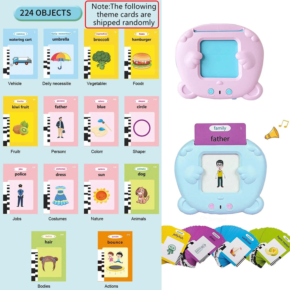 Talking Flash Cards Toddlers Learning Machine