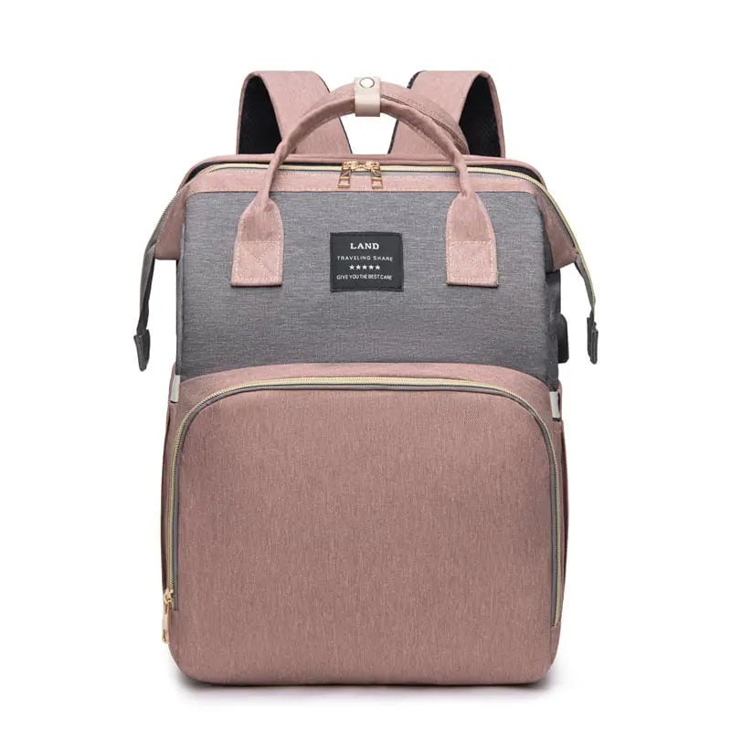 Multi - Functional Folding Baby Bag - The Purely Baby