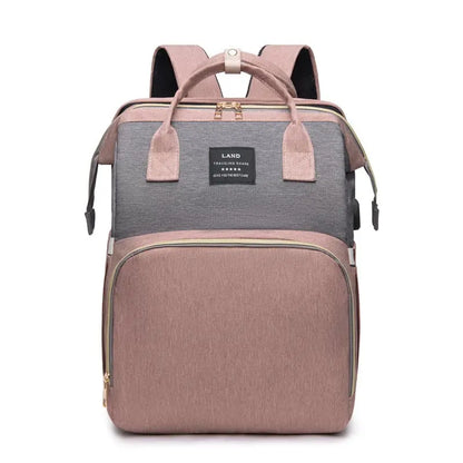 Multi - Functional Folding Baby Bag - The Purely Baby