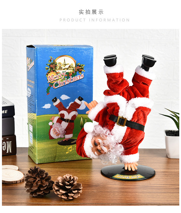 Electric Handstand Street Dance Santa Claus Toys