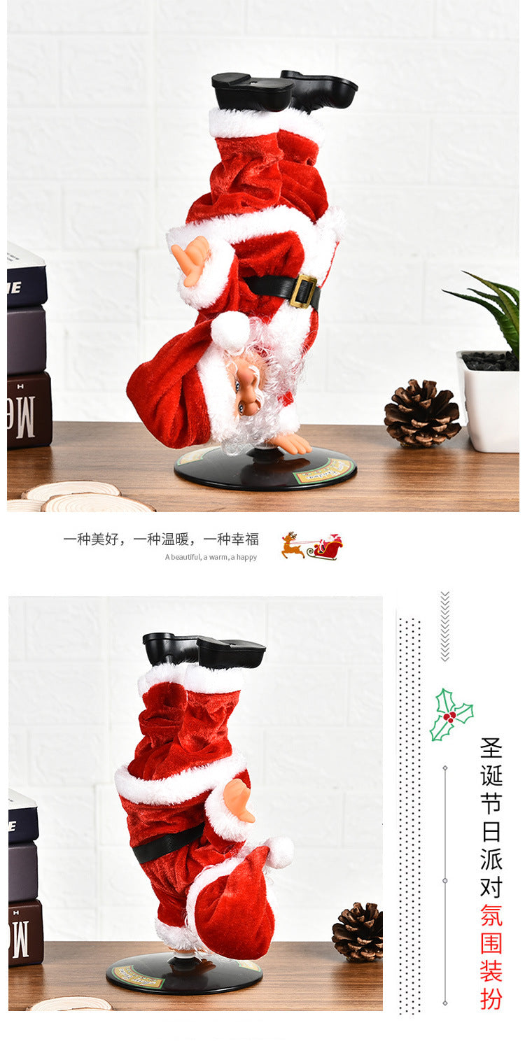 Electric Handstand Street Dance Santa Claus Toys