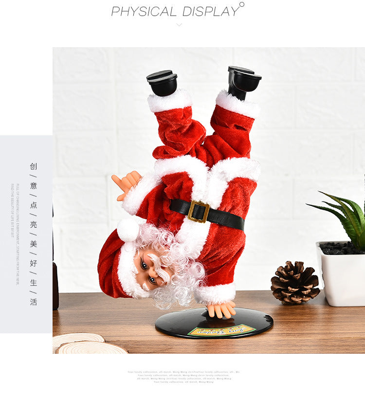 Electric Handstand Street Dance Santa Claus Toys