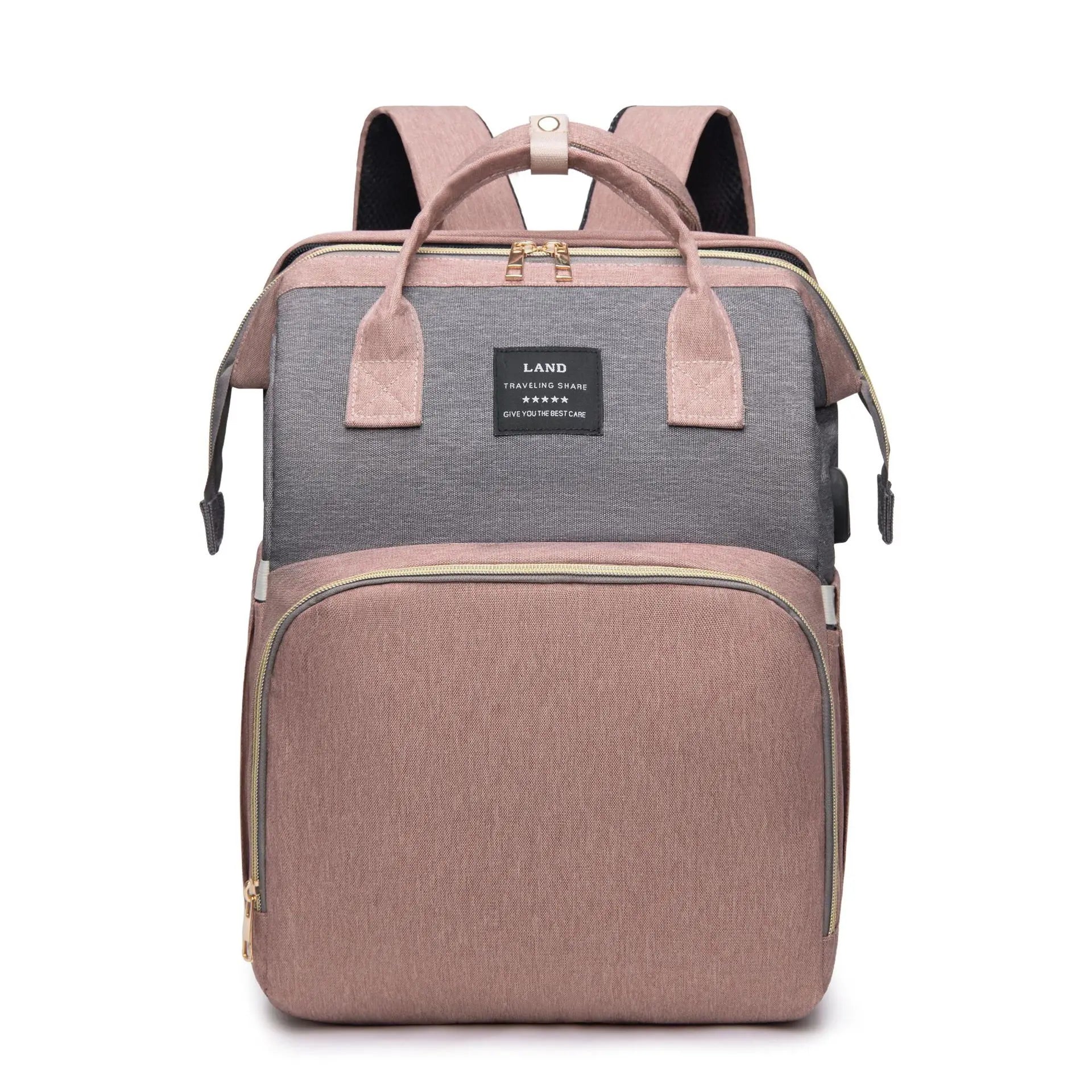 Multi - Functional Folding Baby Bag - The Purely Baby
