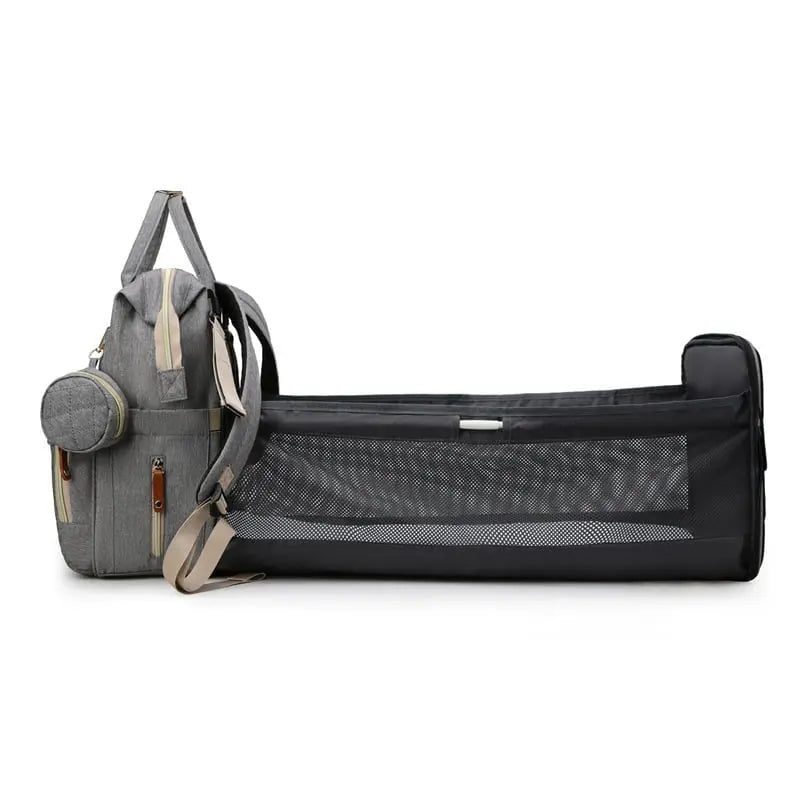 Foldable Baby Bed Diaper Bag - The Purely Baby