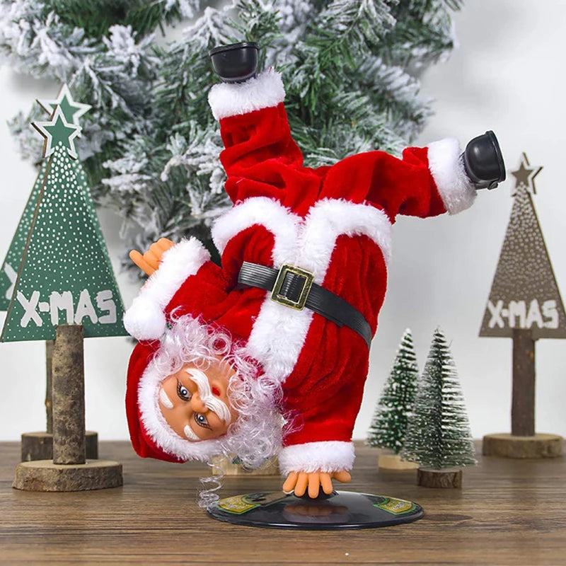 Electric Handstand Street Dance Santa Claus Toys