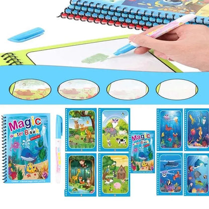Reusable Magic Water Drawing Book - The Purely Baby