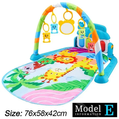 Baby Fitness Stand Music Play Gym Activity Toys - The Purely Baby