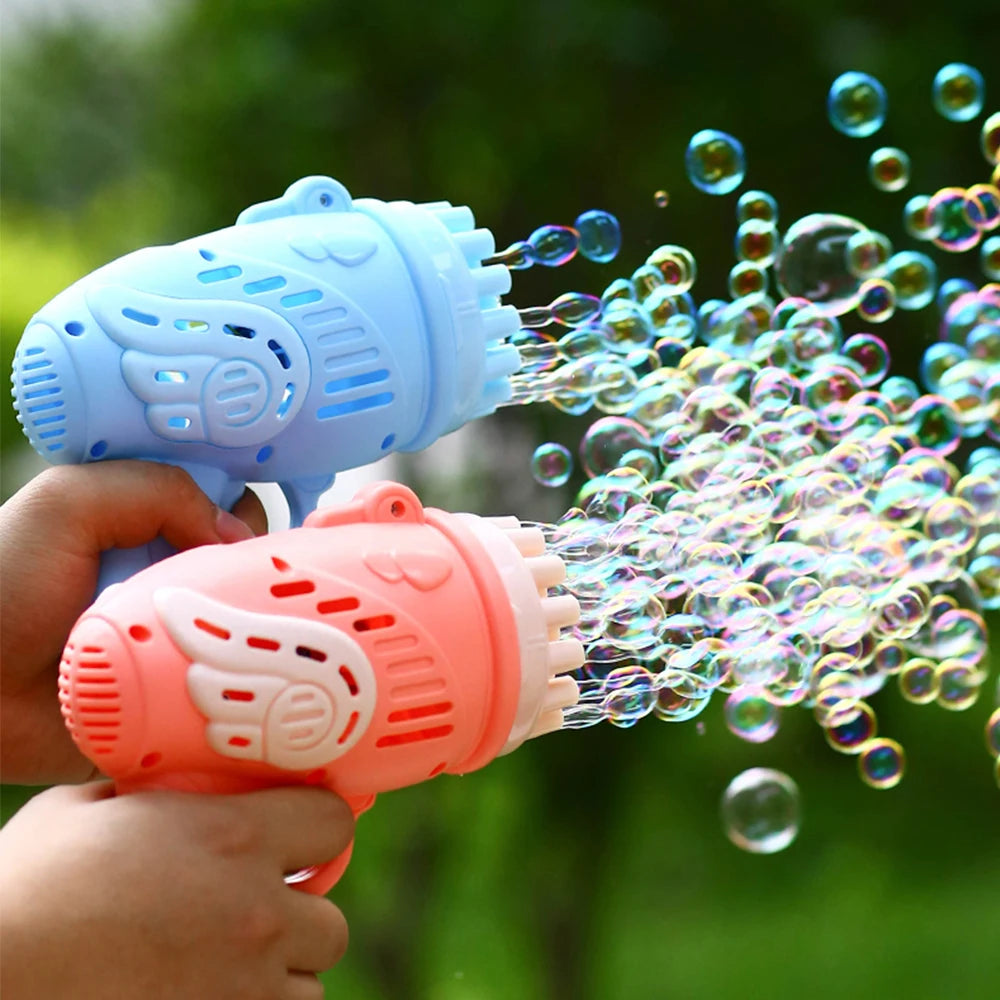 23 Hole Bubble Machine Gun Automatic Toy
