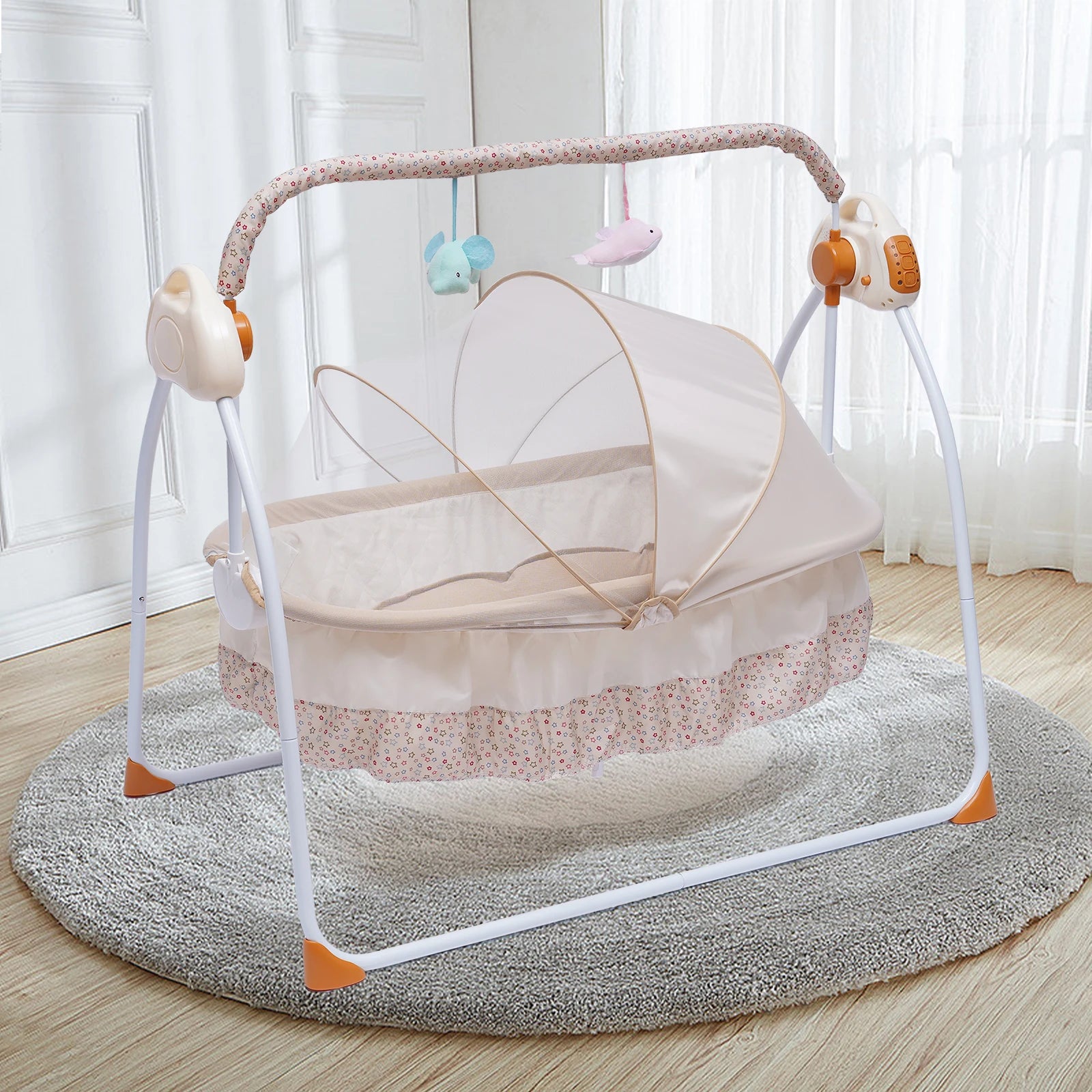 3 Colors Bluetooth Electric Auto Swing Bed