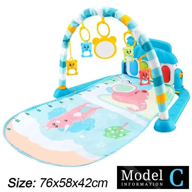 Baby Fitness Stand Music Play Gym Activity Toys - The Purely Baby