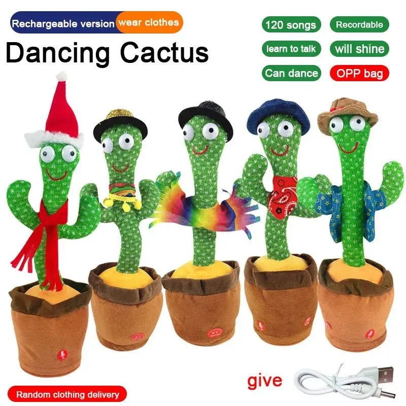 Dancing Talking Cactus Toys - The Purely Baby
