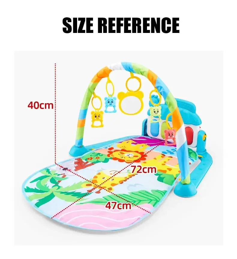 Baby Fitness Stand Music Play Gym Activity Toys - The Purely Baby
