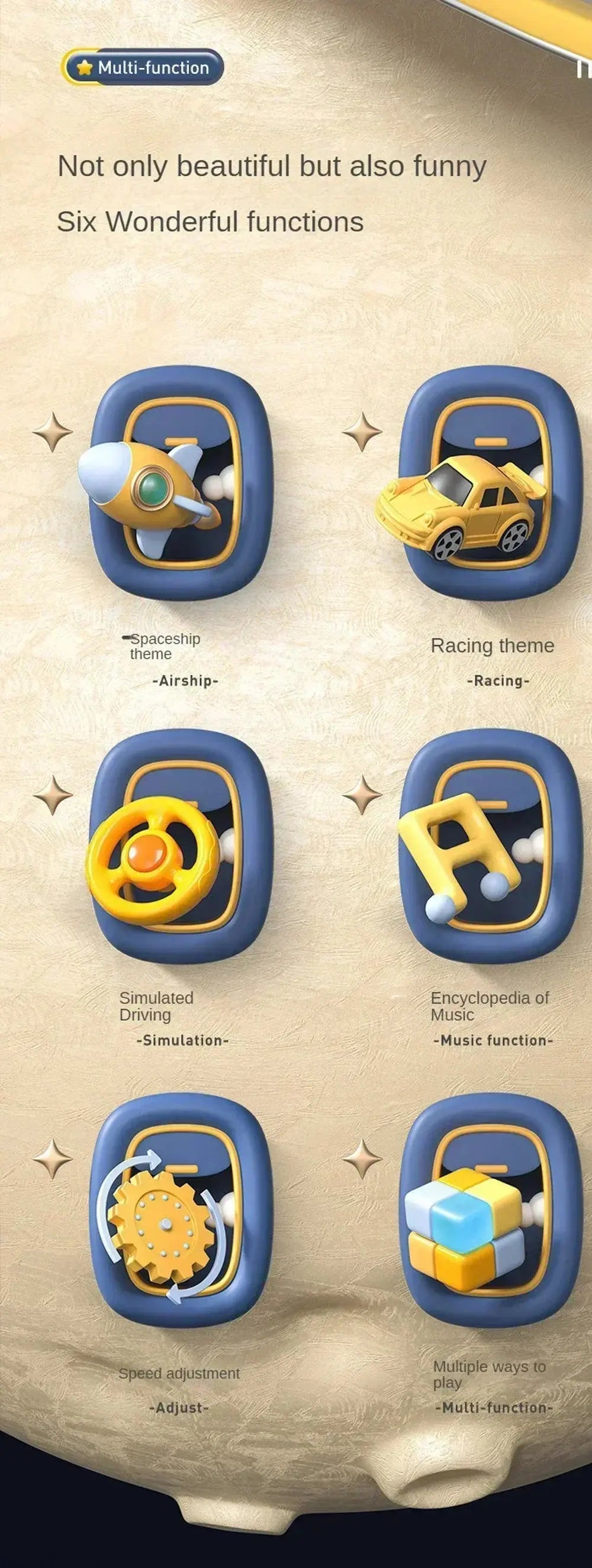 Baby Driving Simulation Toy - The Purely Baby