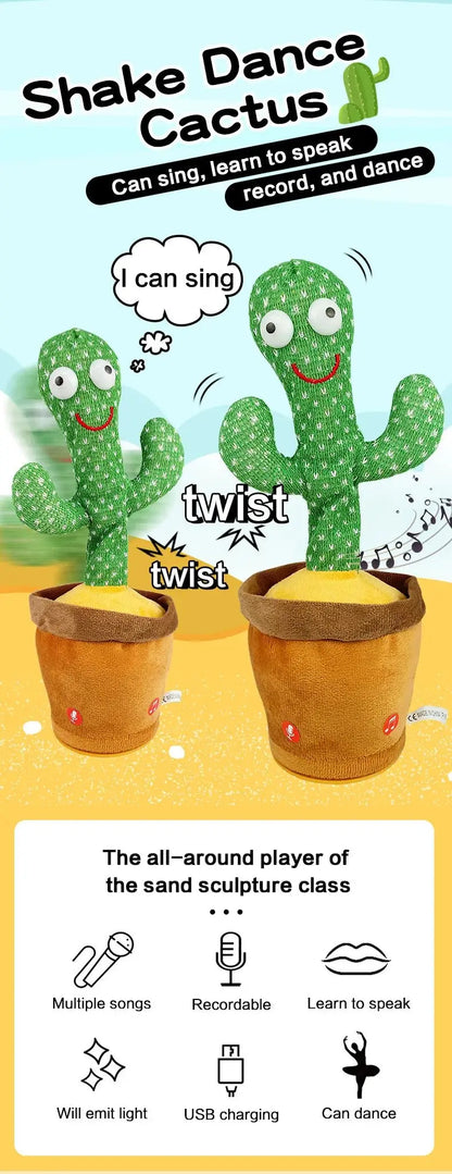 Dancing Talking Cactus Toys - The Purely Baby