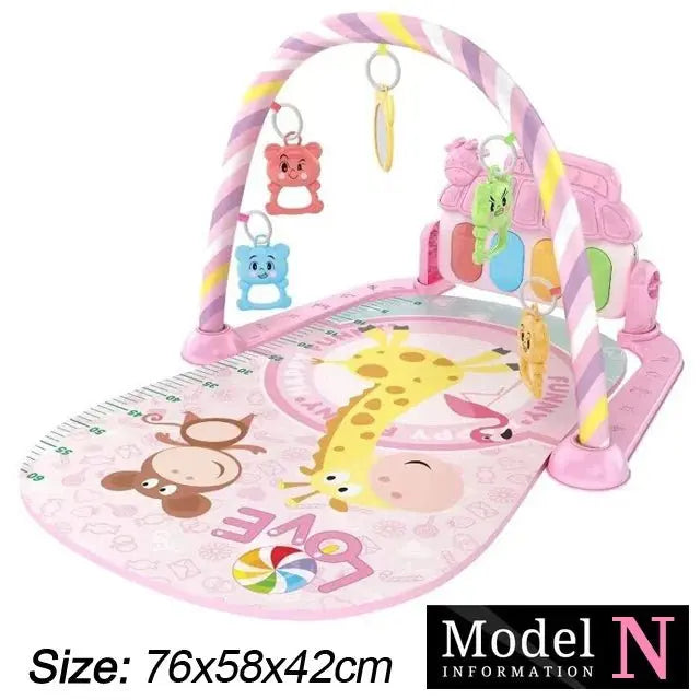 Baby Fitness Stand Music Play Gym Activity Toys - The Purely Baby