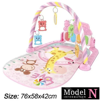 Baby Fitness Stand Music Play Gym Activity Toys - The Purely Baby