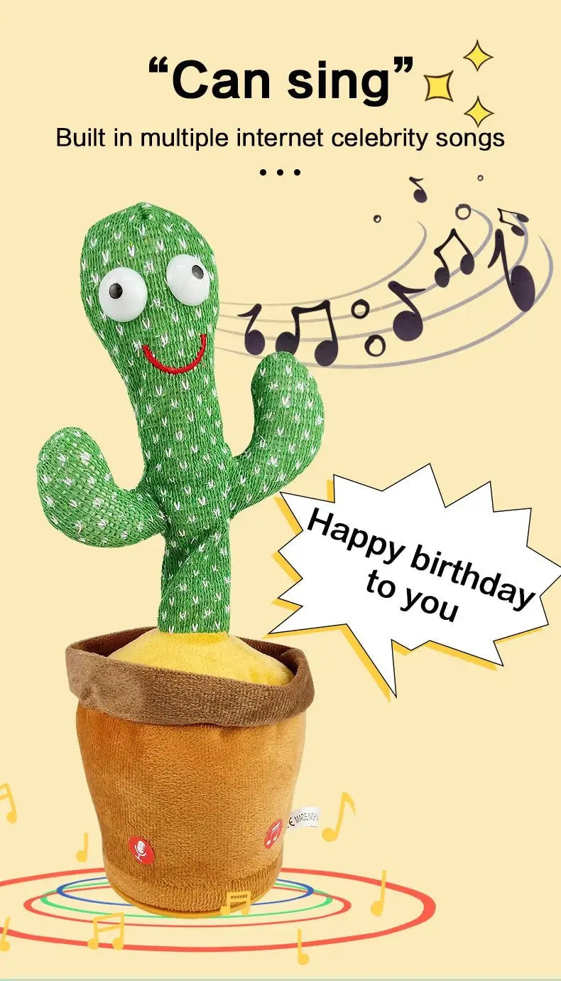 Dancing Talking Cactus Toys - The Purely Baby