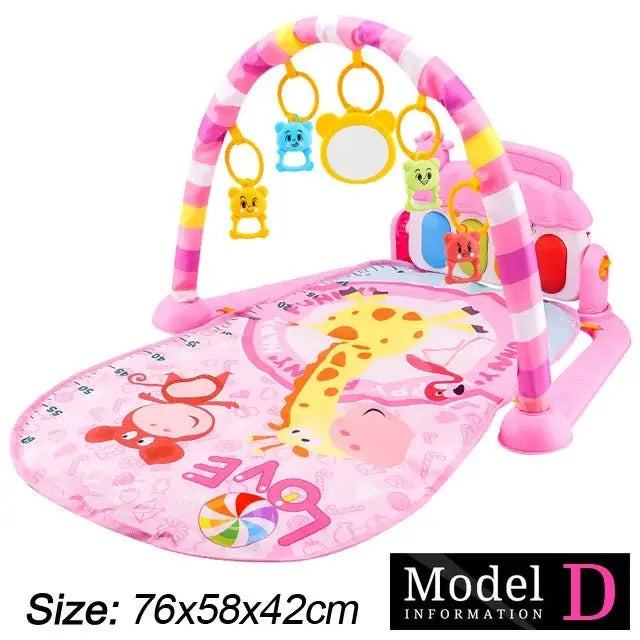 Baby Fitness Stand Music Play Gym Activity Toys - The Purely Baby