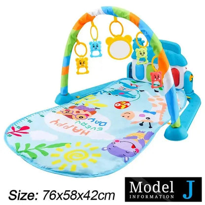 Baby Fitness Stand Music Play Gym Activity Toys - The Purely Baby
