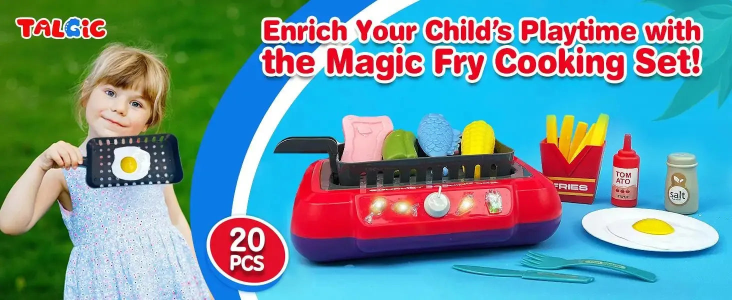 Color Changing Kids Food Fryer Pretend Play Toys - The Purely Baby