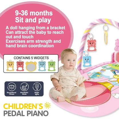 Baby Fitness Stand Music Play Gym Activity Toys - The Purely Baby