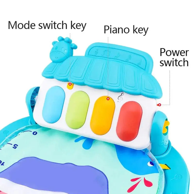 Baby Fitness Stand Music Play Gym Activity Toys - The Purely Baby