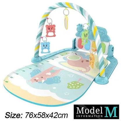 Baby Fitness Stand Music Play Gym Activity Toys - The Purely Baby