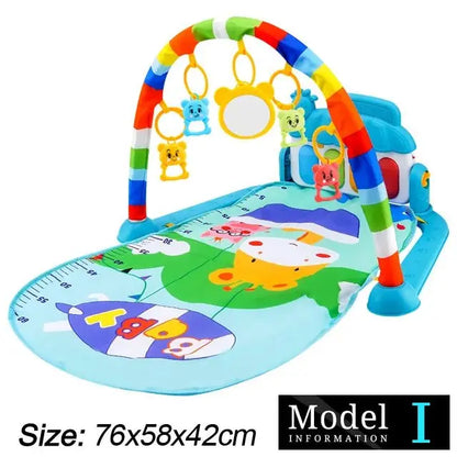 Baby Fitness Stand Music Play Gym Activity Toys - The Purely Baby