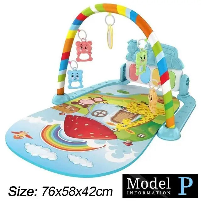 Baby Fitness Stand Music Play Gym Activity Toys - The Purely Baby