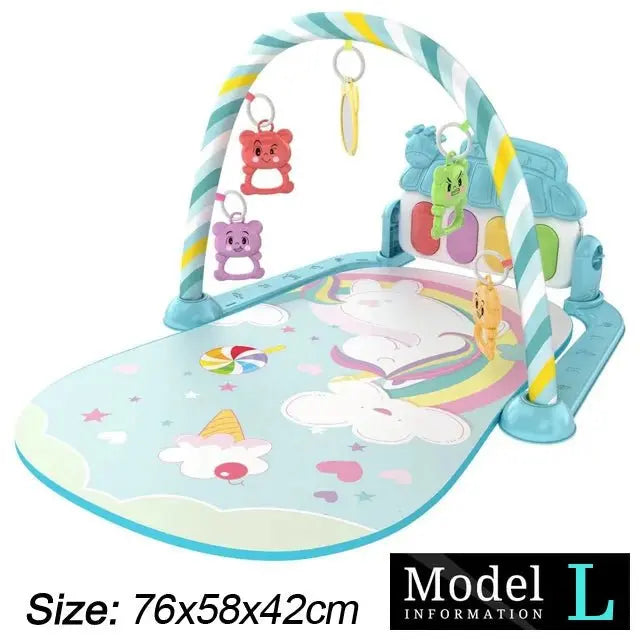 Baby Fitness Stand Music Play Gym Activity Toys - The Purely Baby