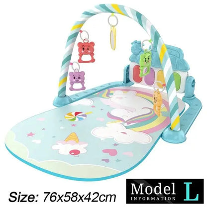 Baby Fitness Stand Music Play Gym Activity Toys - The Purely Baby