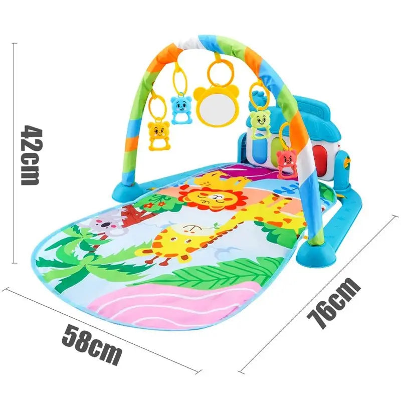 Baby Fitness Stand Music Play Gym Activity Toys - The Purely Baby
