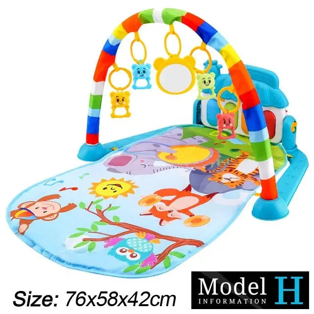 Baby Fitness Stand Music Play Gym Activity Toys - The Purely Baby