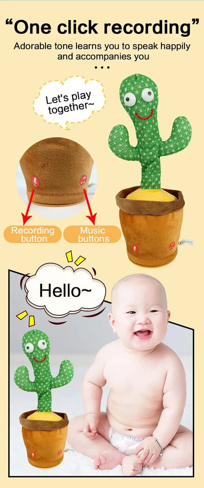 Dancing Talking Cactus Toys - The Purely Baby