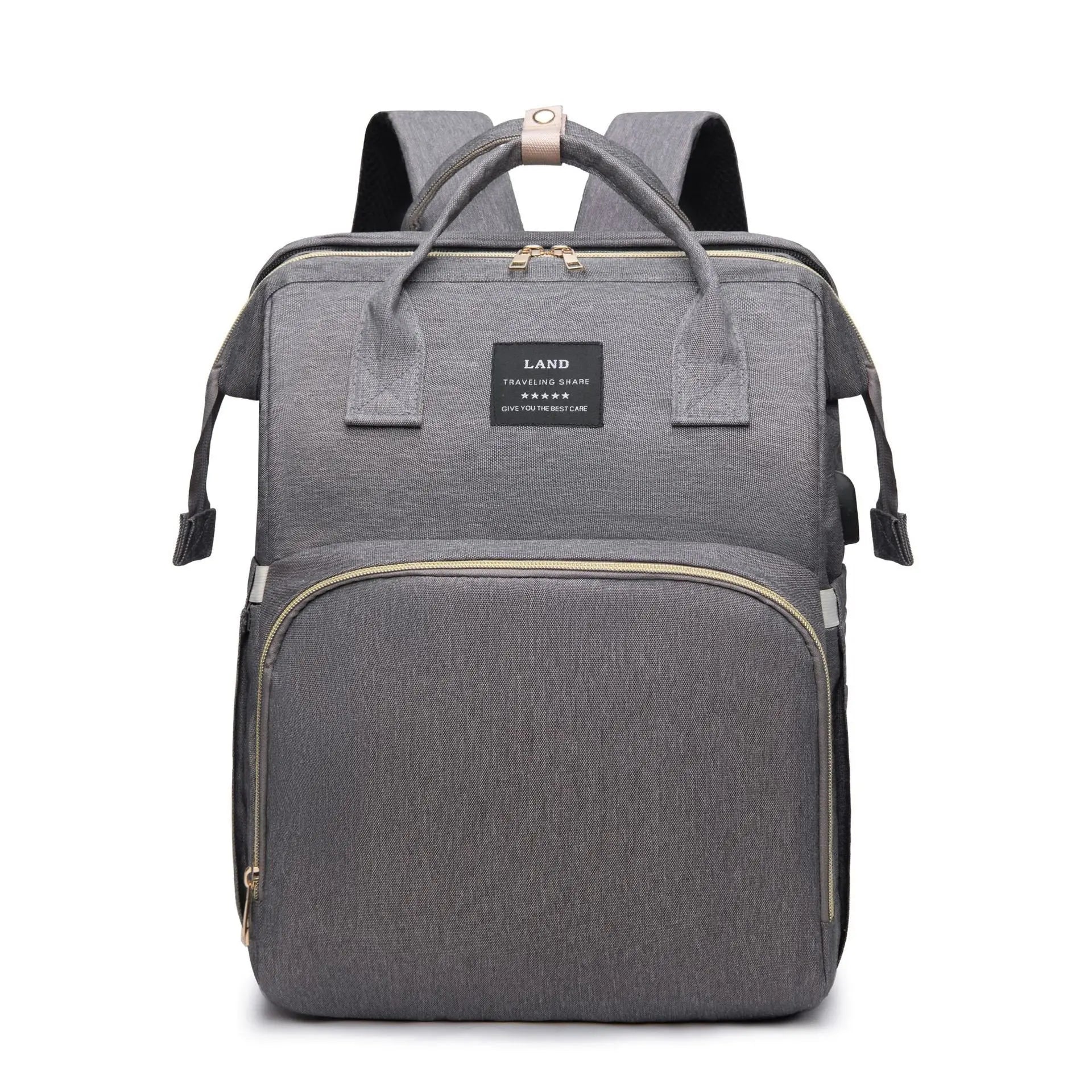Multi - Functional Folding Baby Bag - The Purely Baby