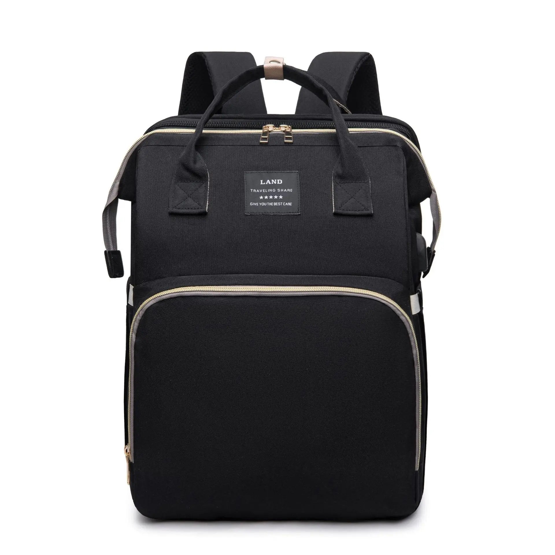 Multi - Functional Folding Baby Bag - The Purely Baby